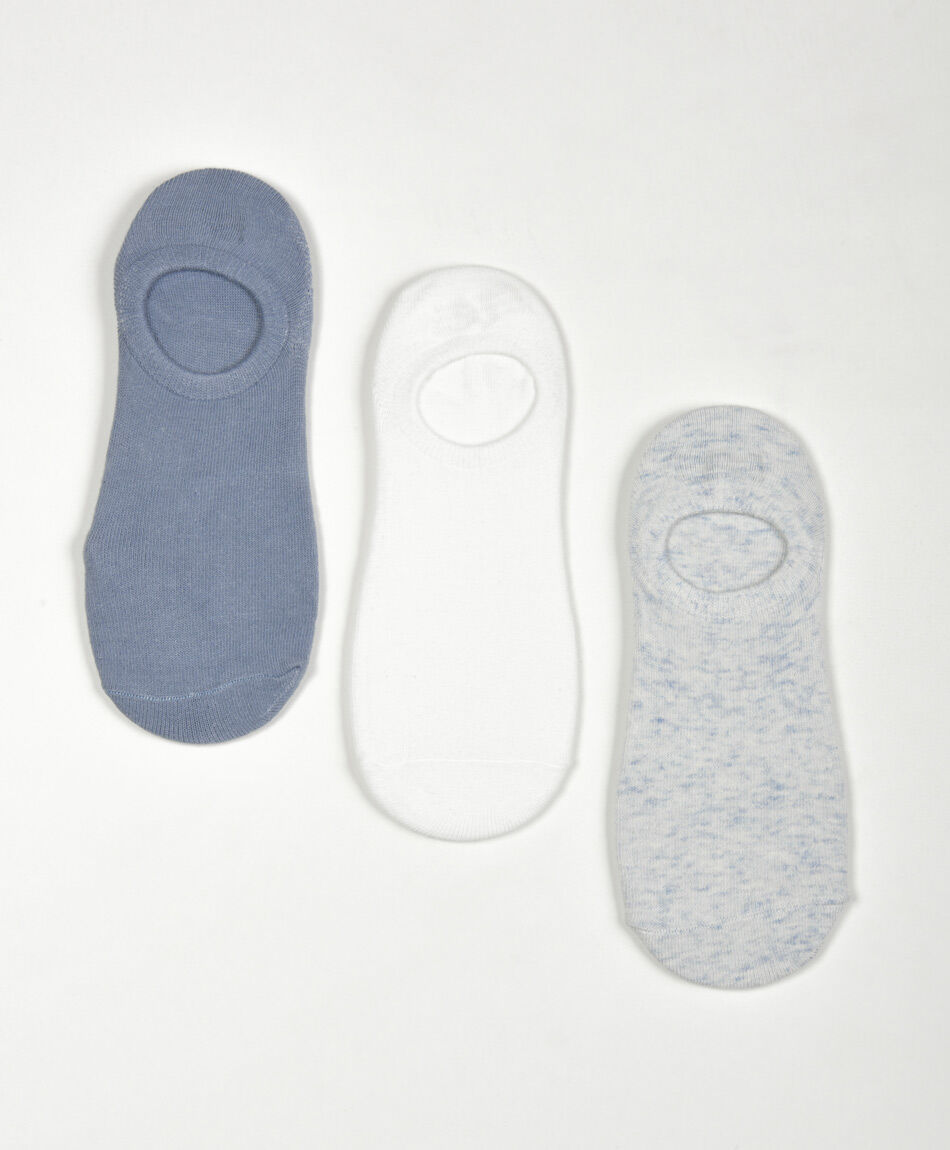 Pack 3 medias mujer dise&ntilde;o liso