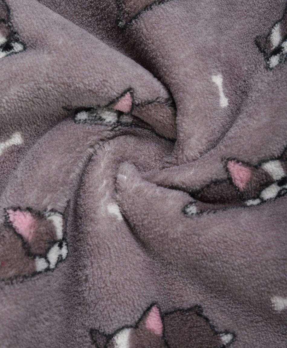 Pijama mujer polar dog pink