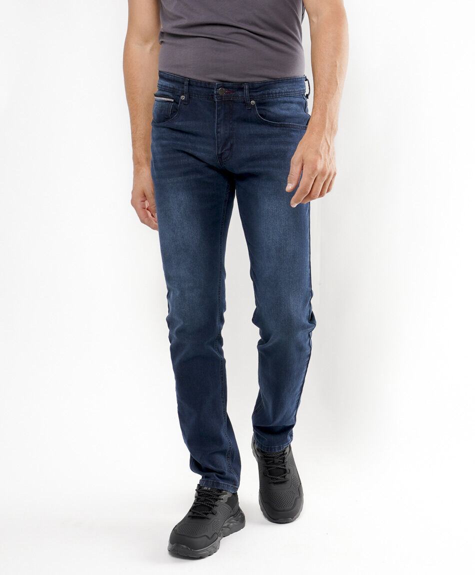 Jeans hombre azul super skinny fit