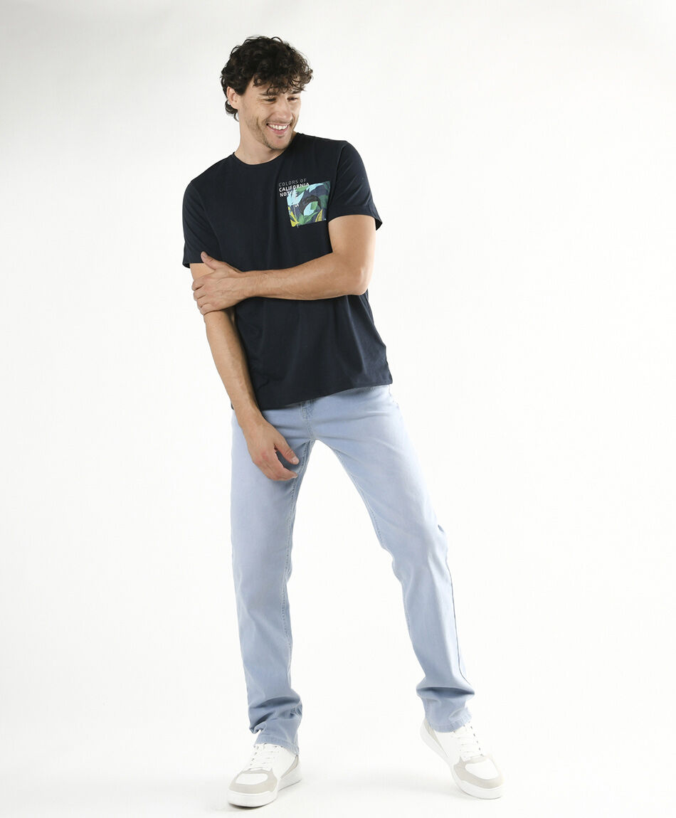 Jeans hombre desgastado