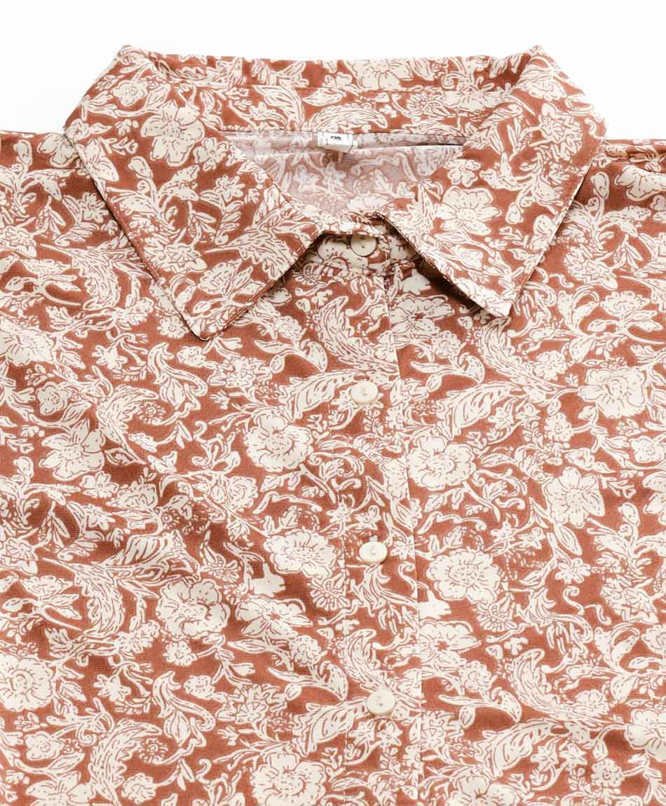 Blusa mujer estampado flores