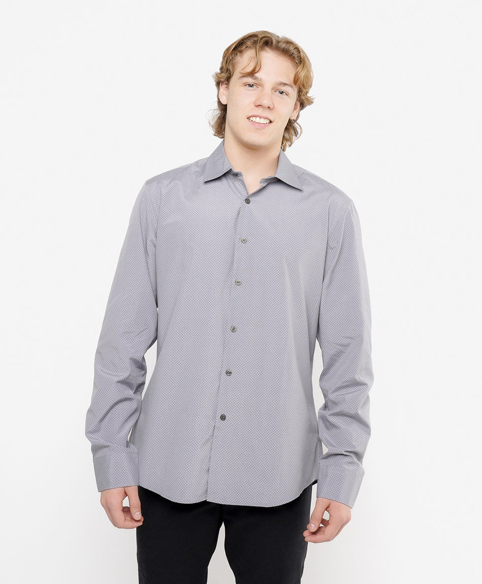 Camisa hombre gris