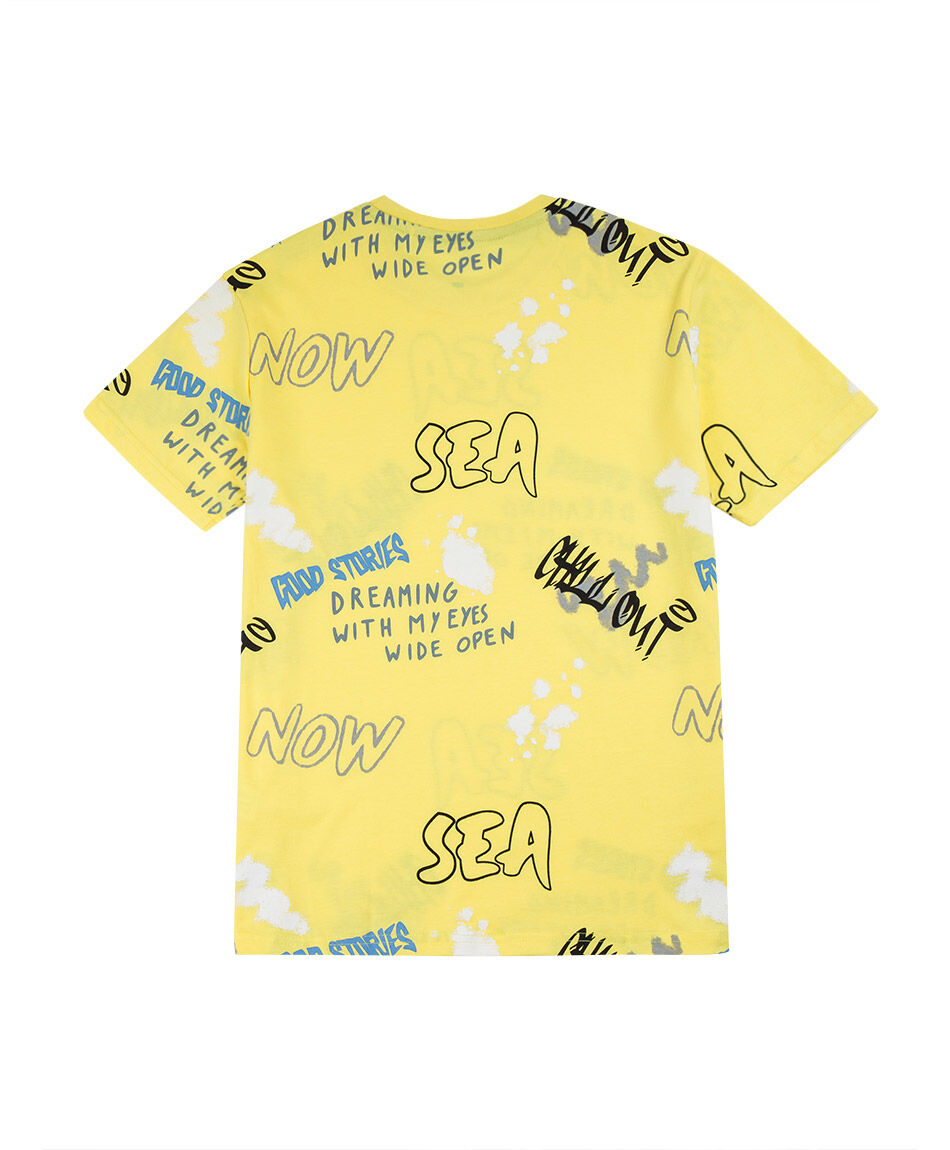 Remera ni&ntilde;o graffiti frases