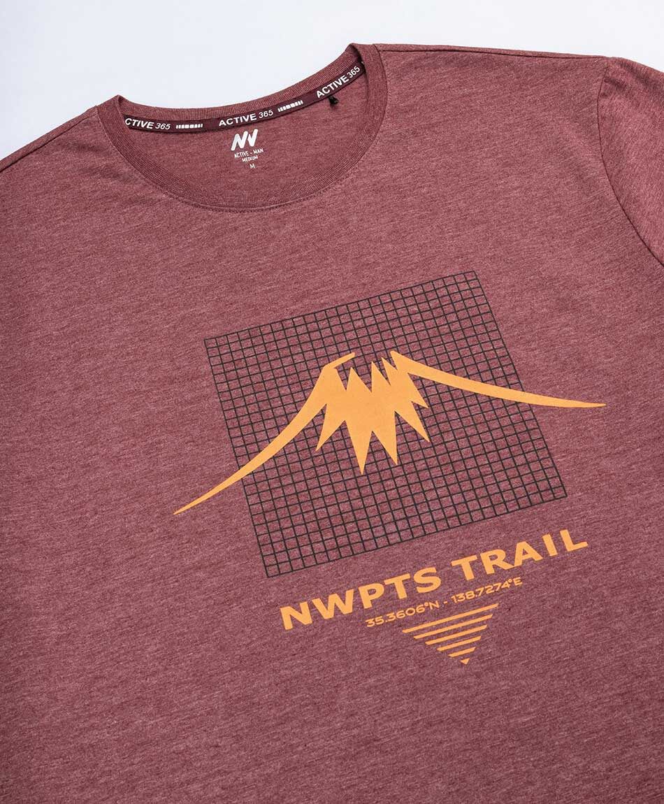 Remera deportiva hombre trail
