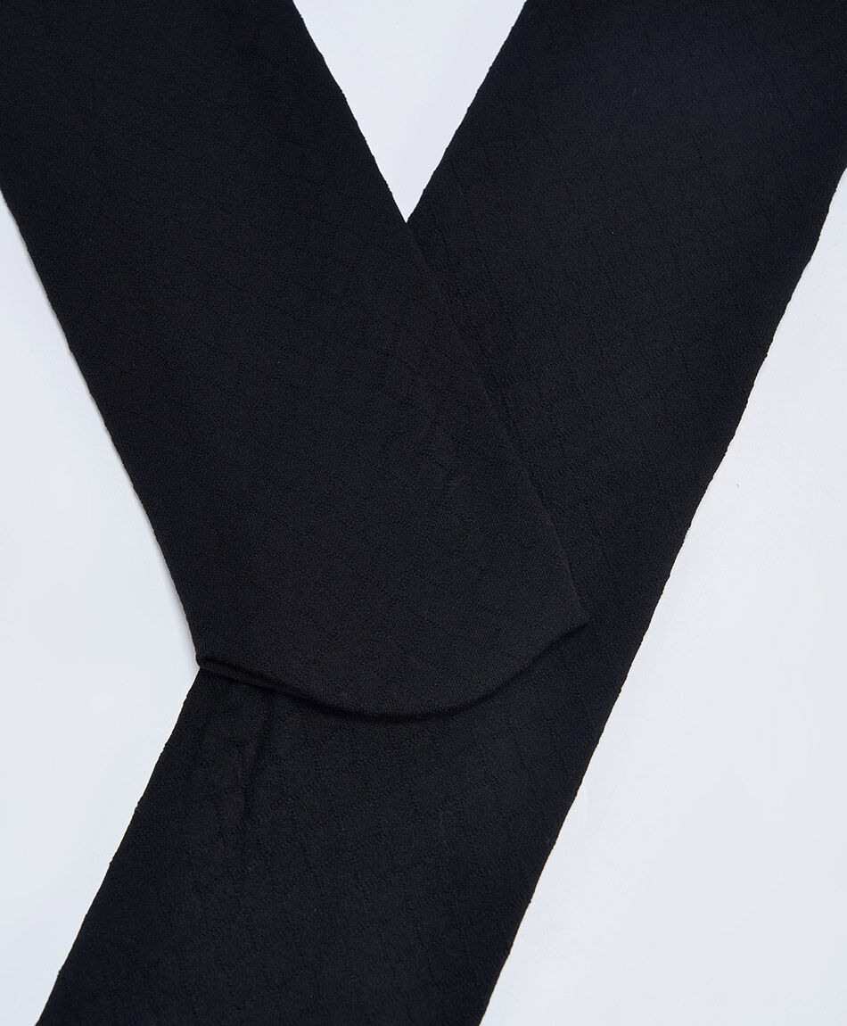 Panty mujer jacquard cuadros