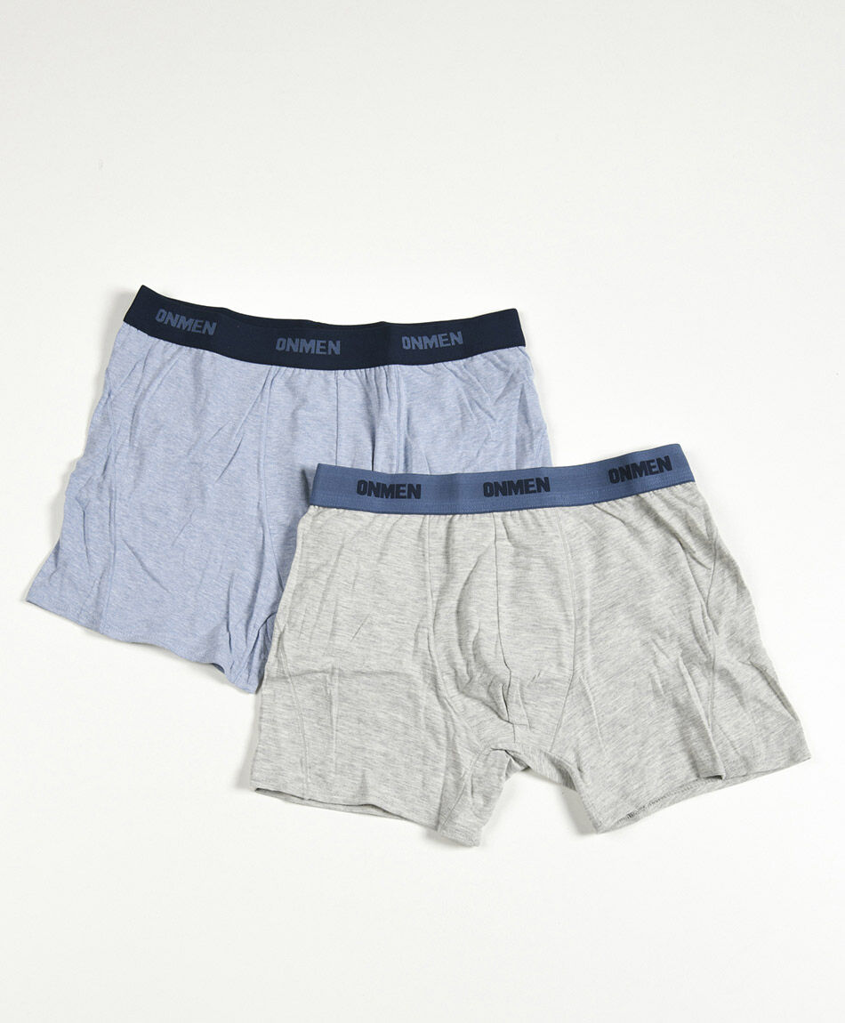 Pack 2 boxer hombre liso