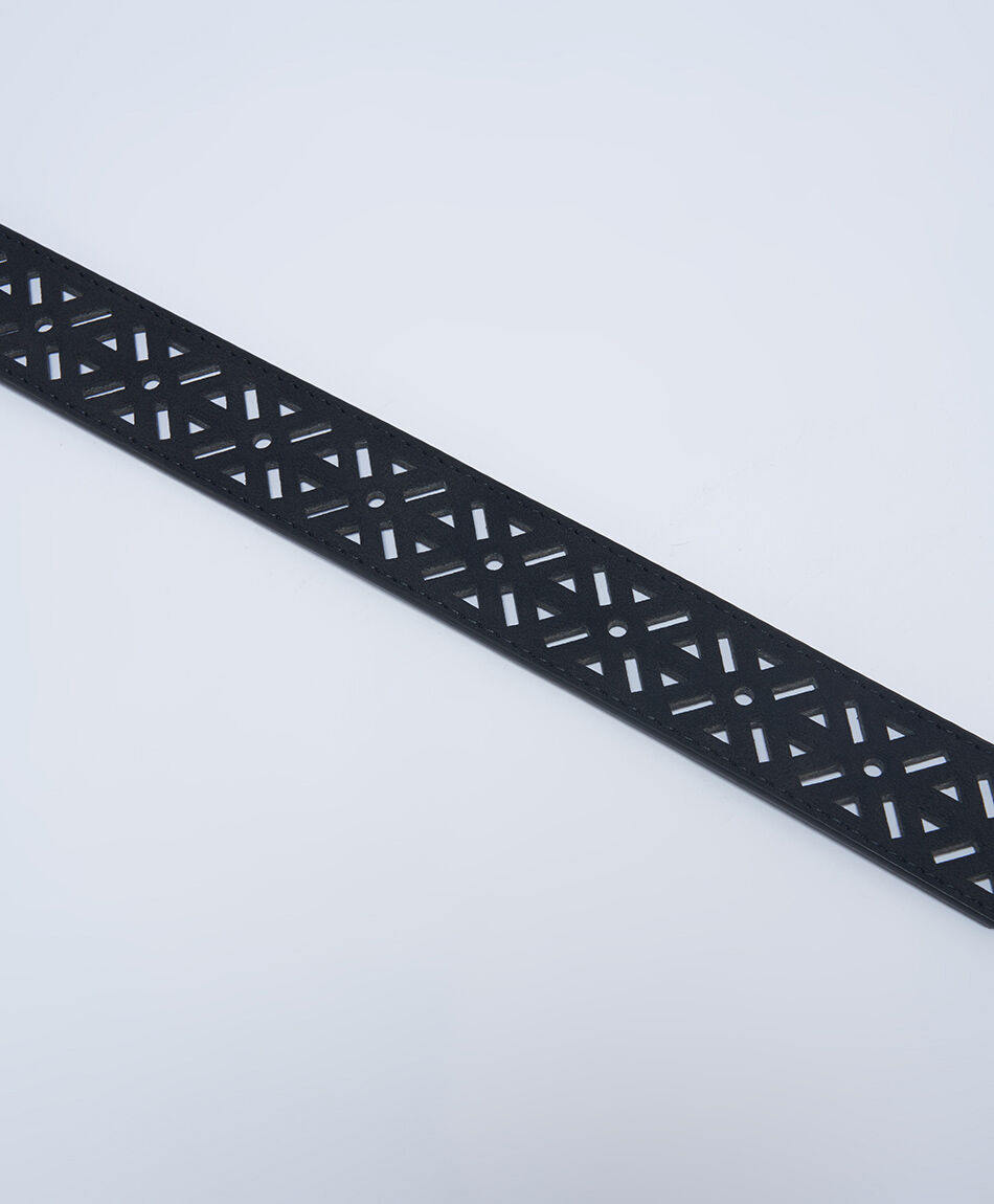 Cintur&oacute;n mujer negrodise&ntilde;o aberturas