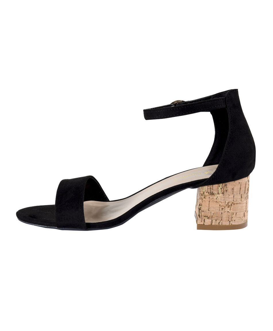 Sandalia taco corcho