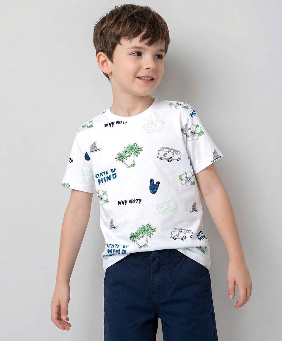 Remera ni&ntilde;o summer