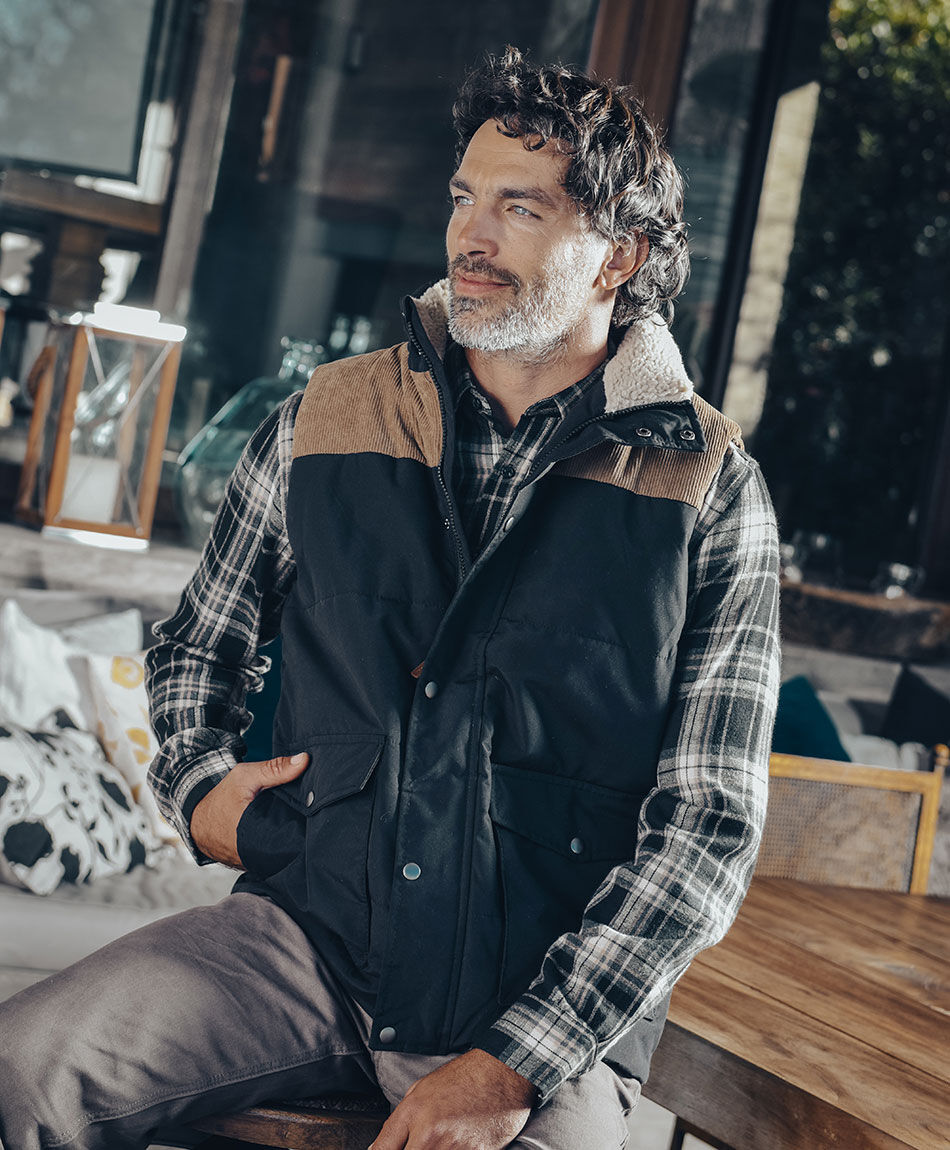 Campera hombre monta&ntilde;era vintage