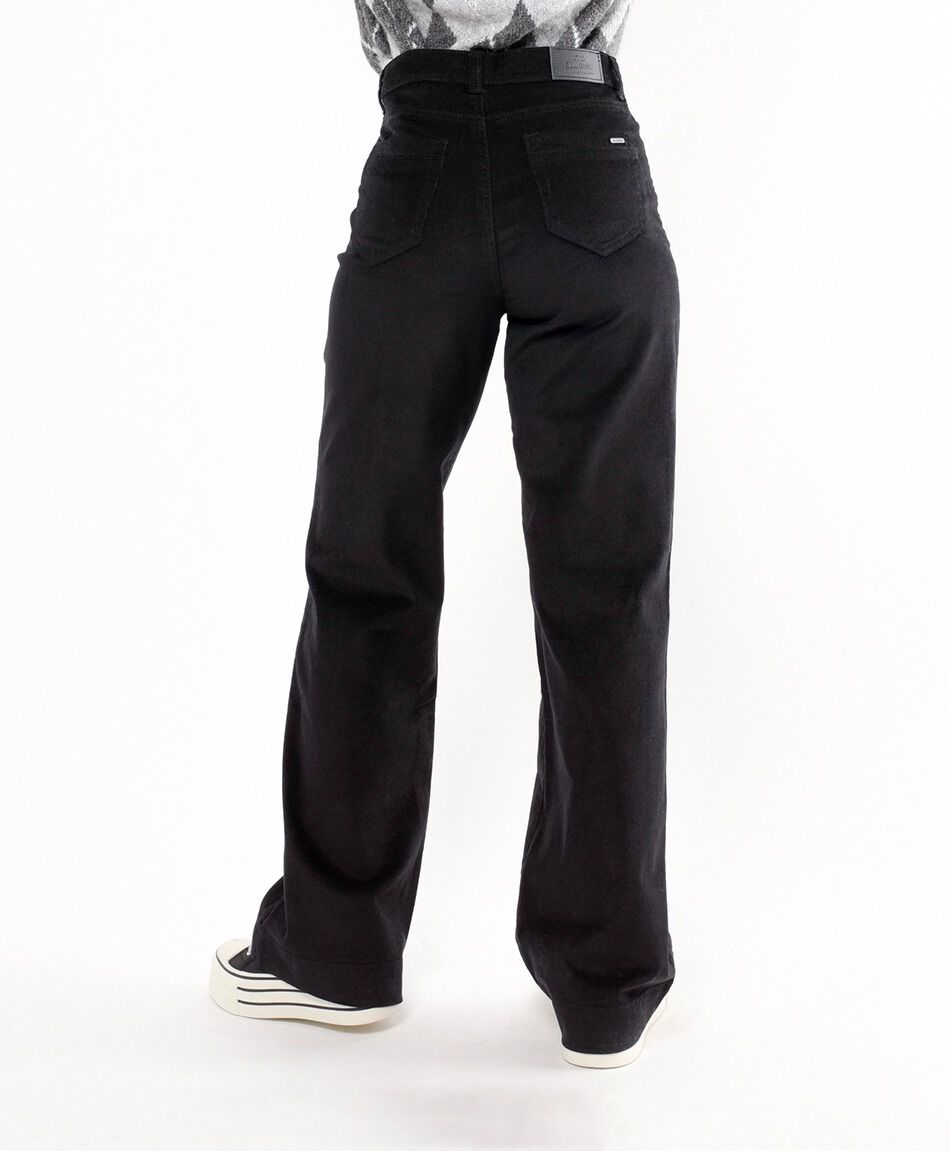 Pantal&oacute;n mujer black wide