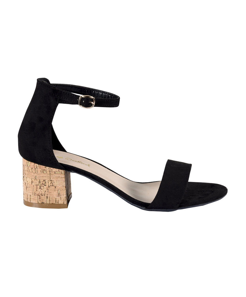 Sandalia taco corcho