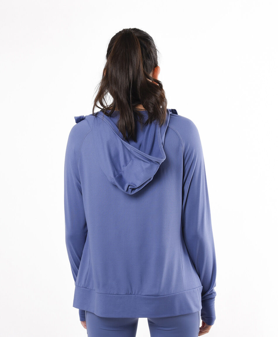 Buzo deportivo mujer azul