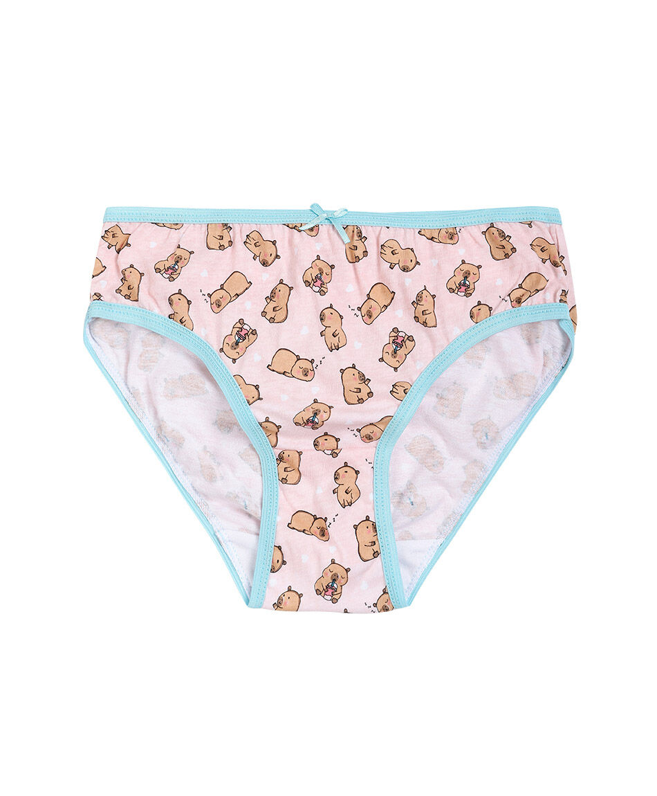Pack 7 bombachas ni&ntilde;a estampados