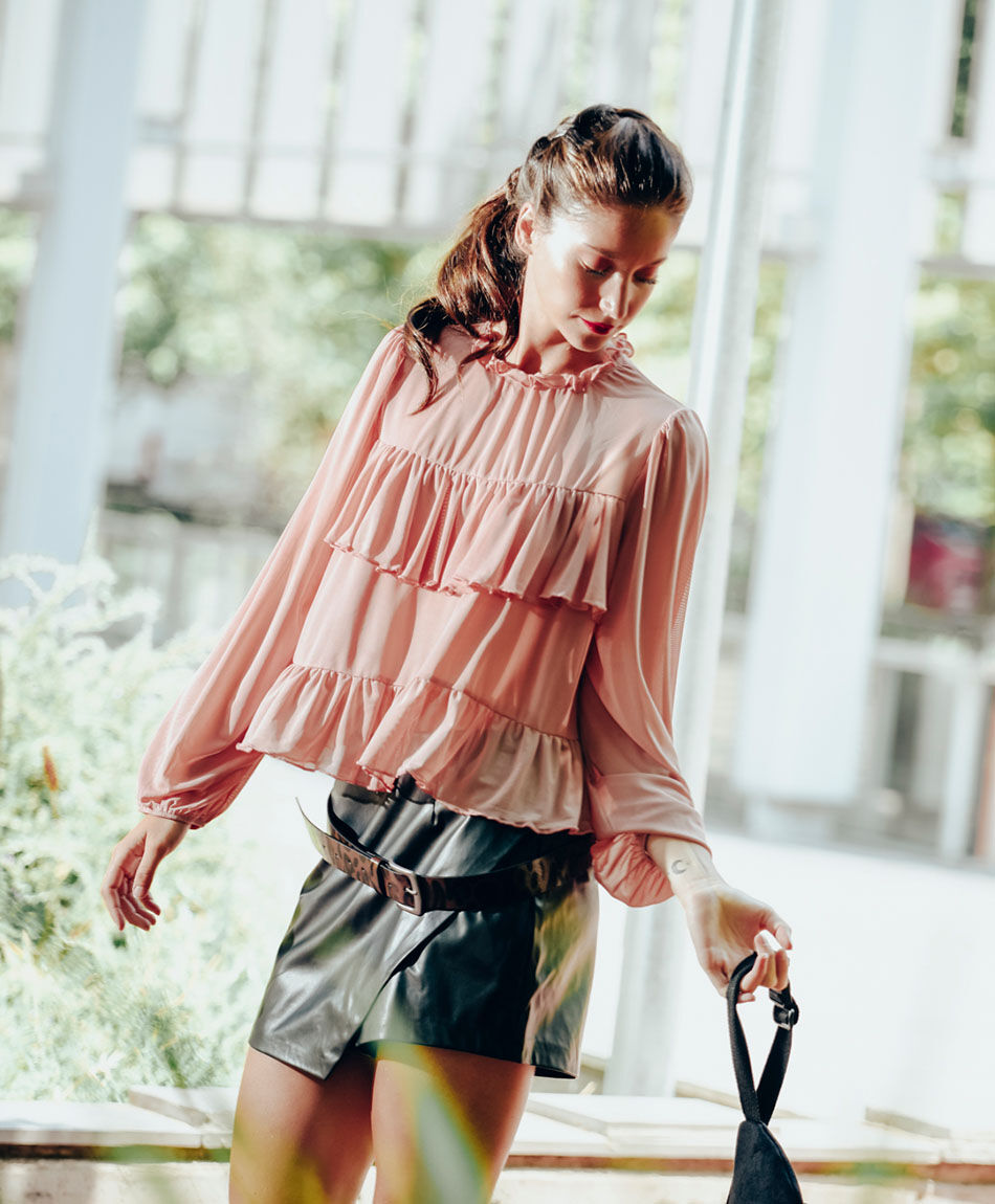 Remera mujer vuelos frontales