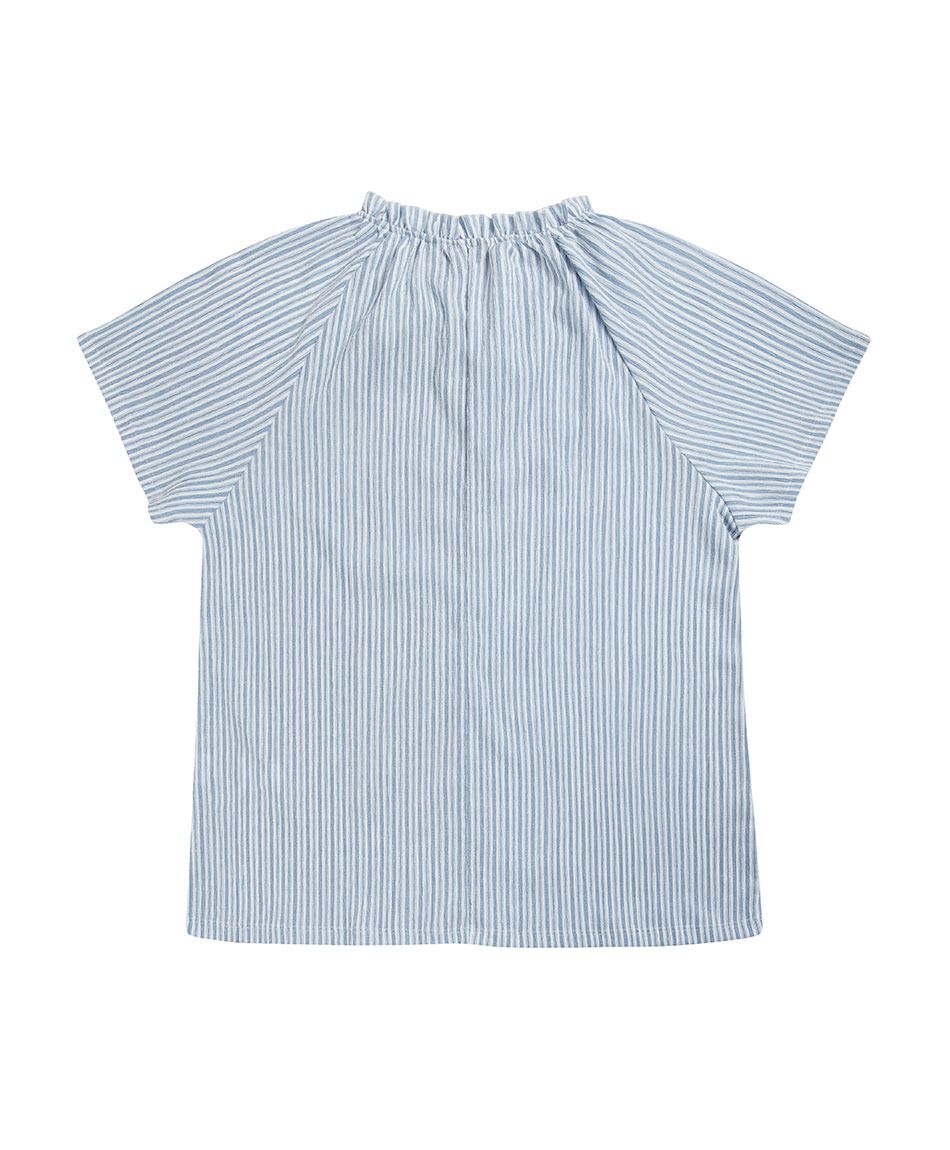 Remera mujer rayas lazo
