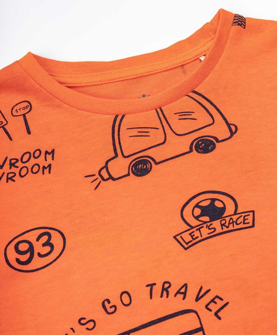 Remera beb&eacute; autos