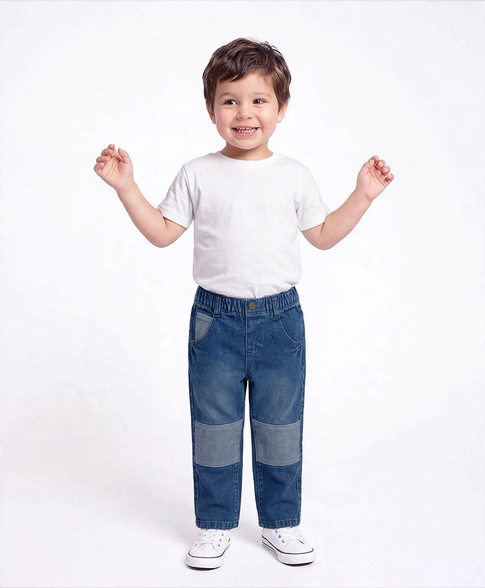 Jeans beb&eacute; parches