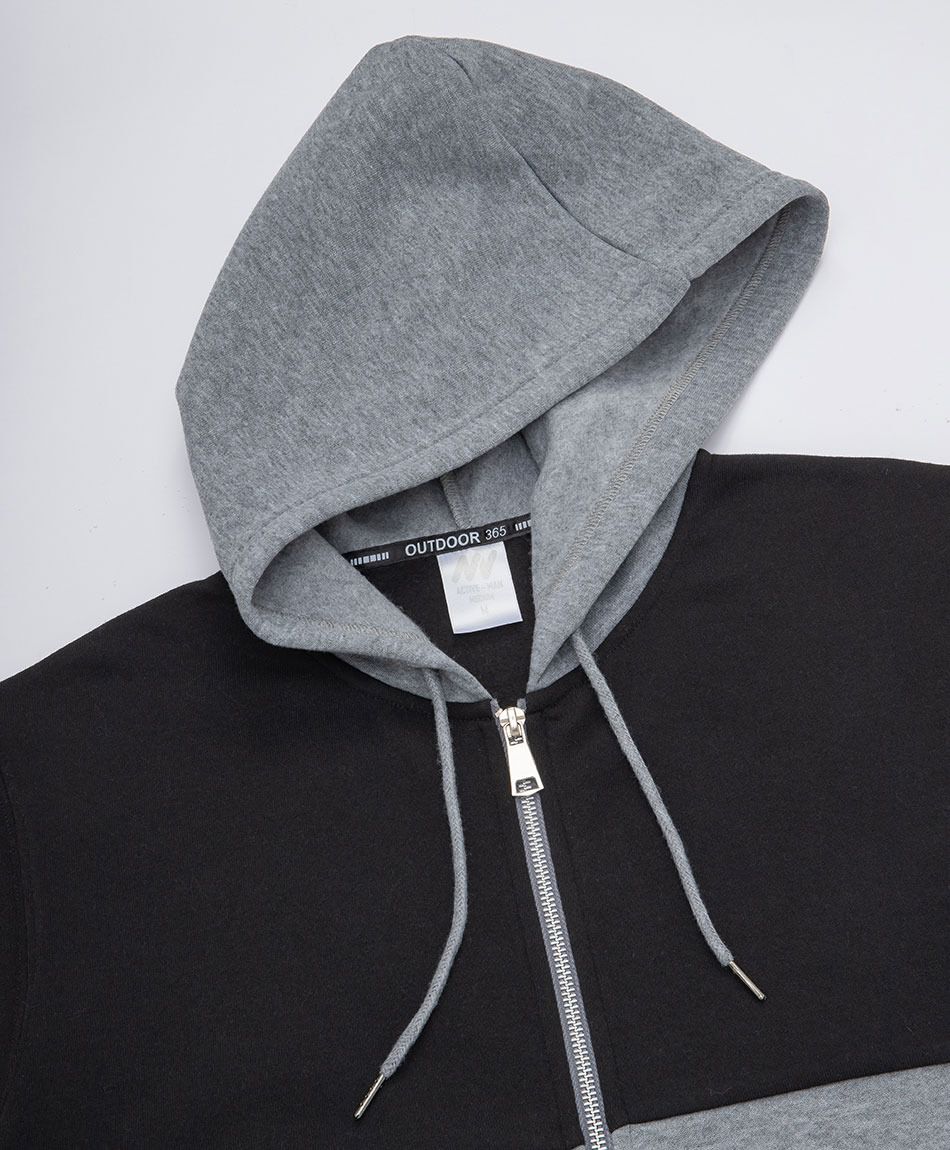 Poler&oacute;n deportivo hombre black and grey