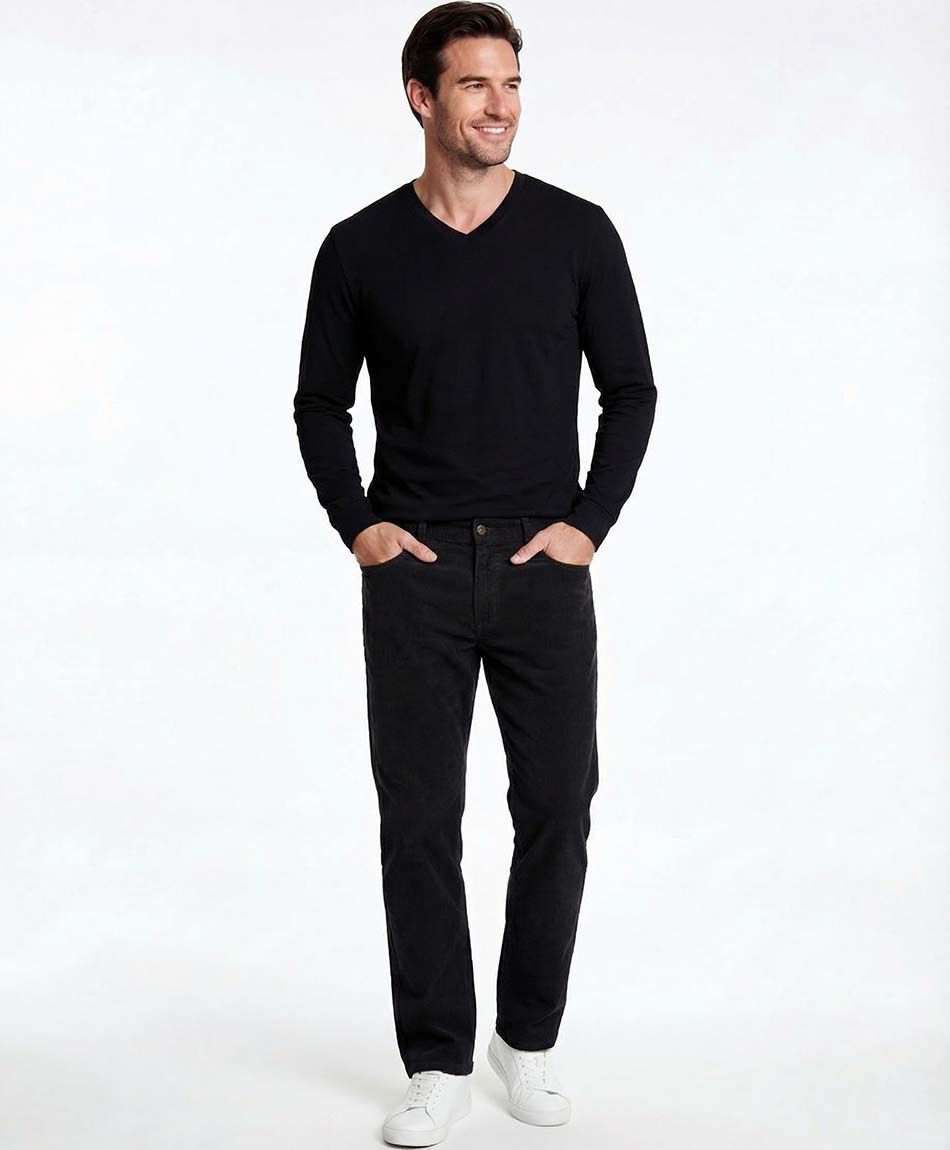 Pantal&oacute;n hombre dise&ntilde;o cordero negro