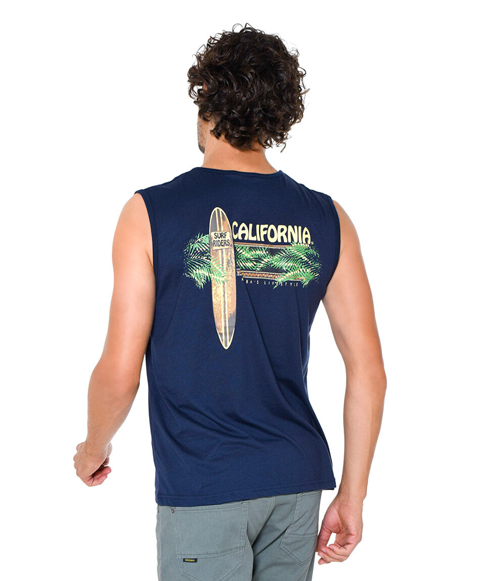 Polera sin mangas urbana