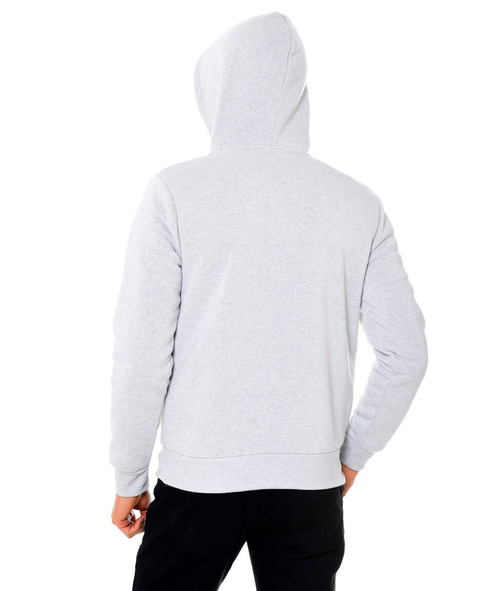 Poleron capucha print