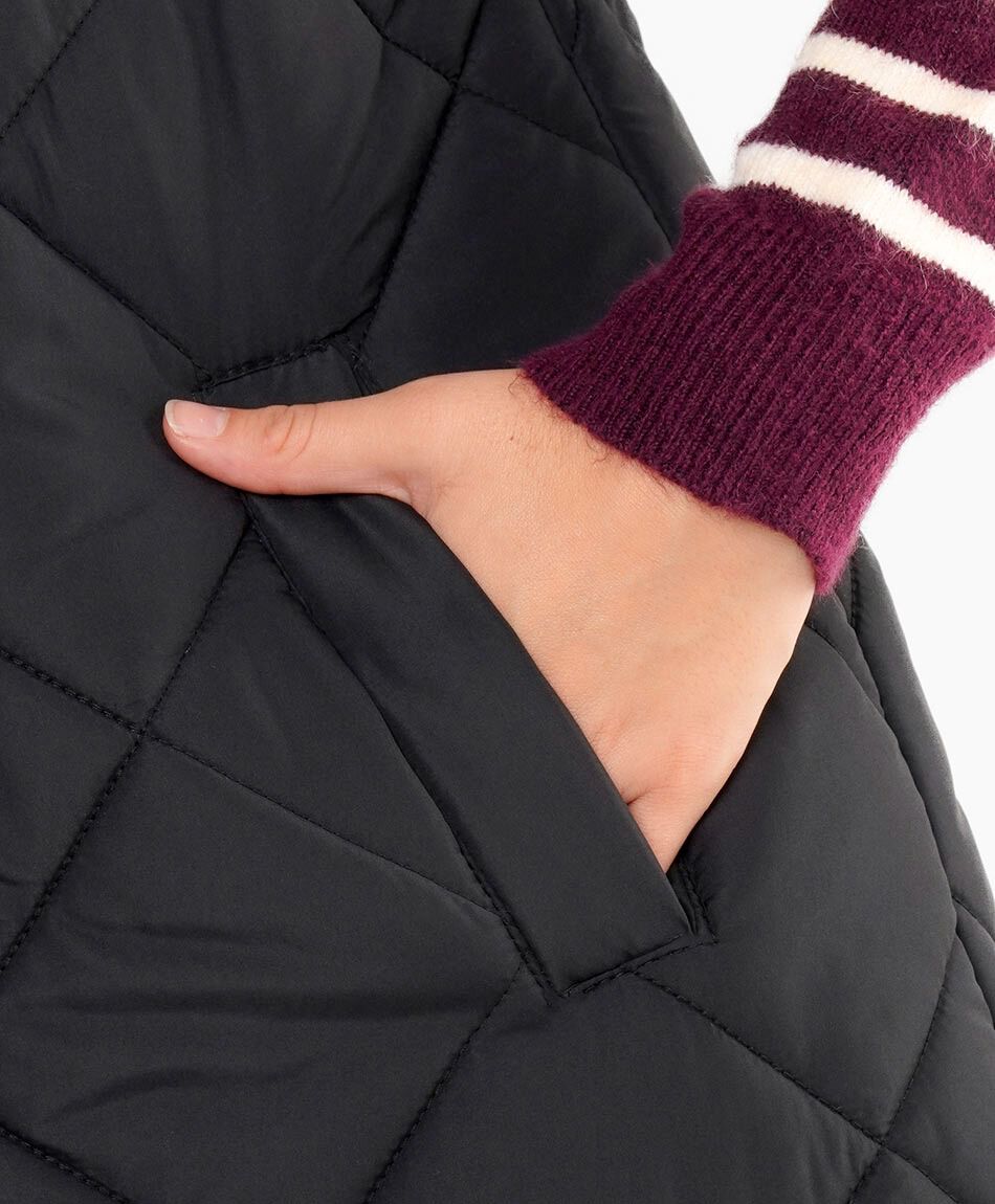 Parka mujer larga sin mangas