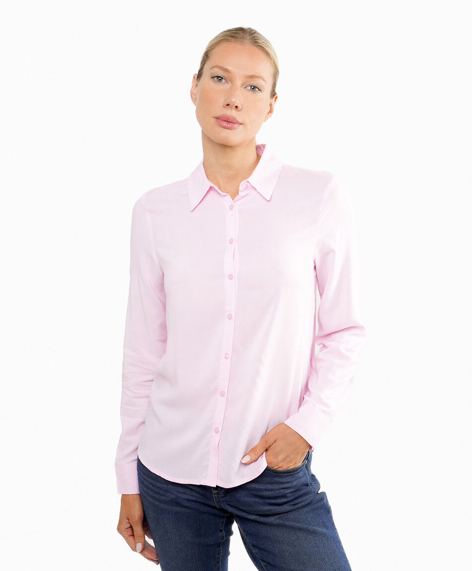 Camisa mujer lisa camisera
