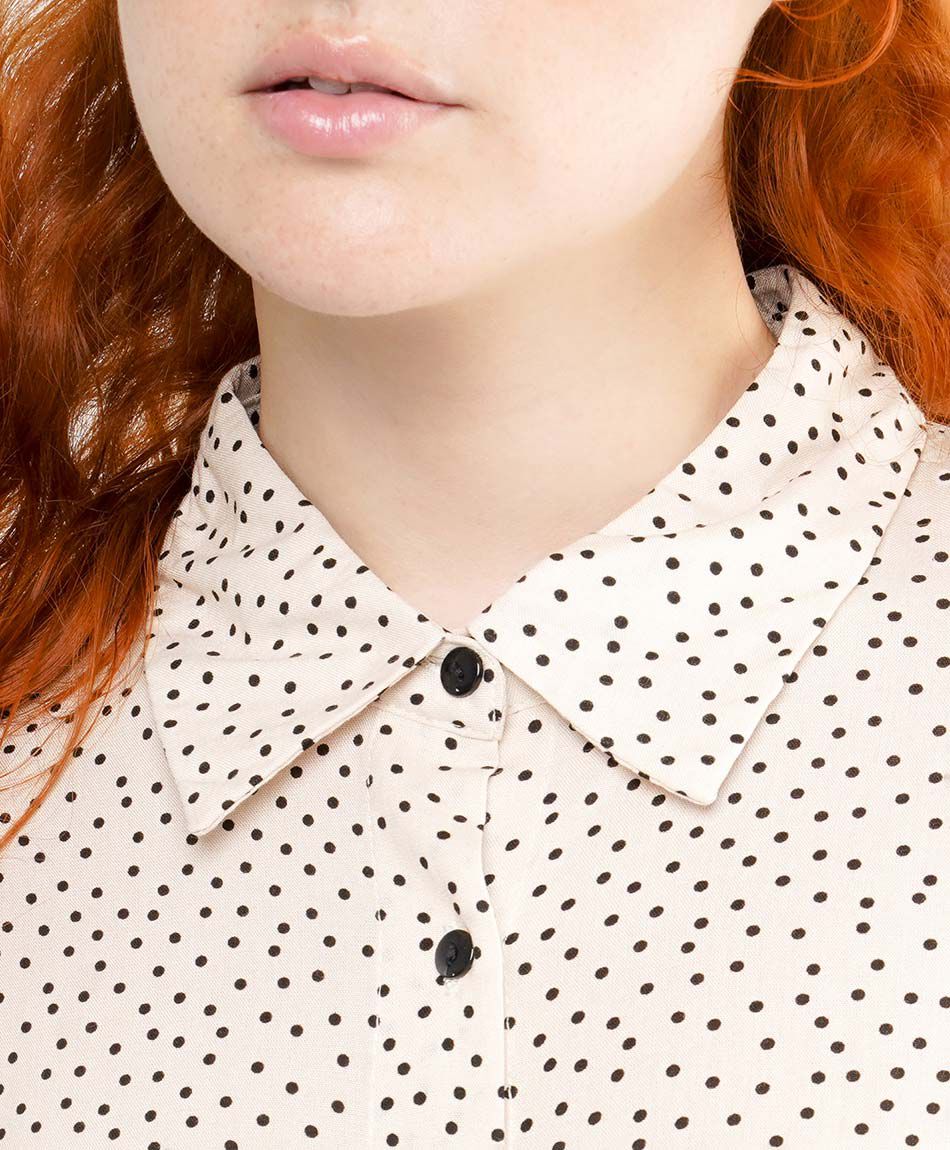Camisa mujer dise&ntilde;o lunares