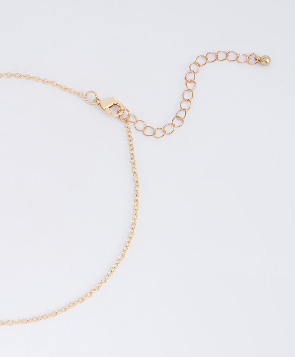 Set collar + aros mujer brillos