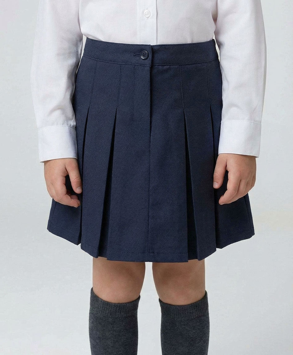 Pollera escolar navy botones