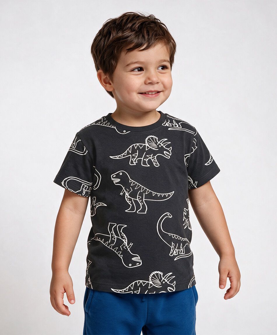 Remera beb&eacute; dinosaurios