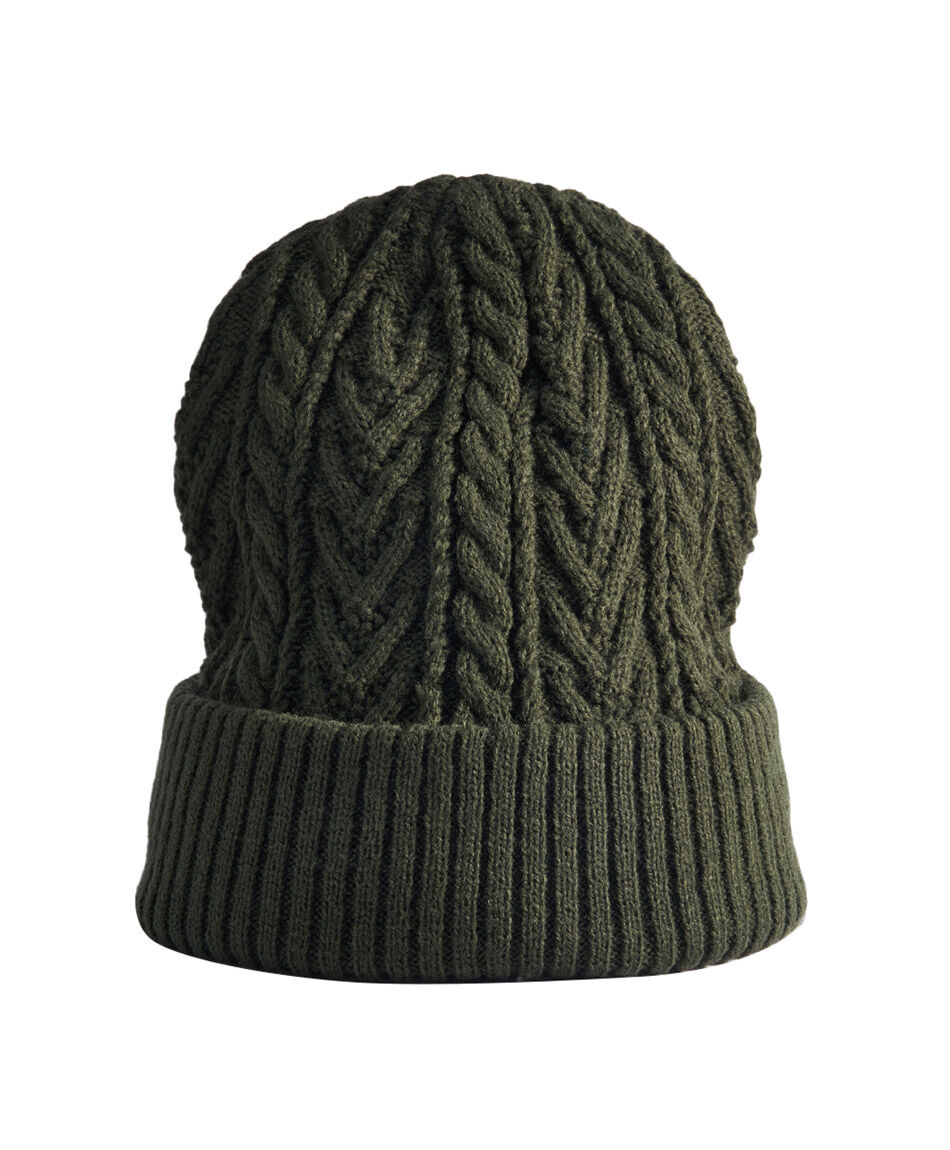 Gorra hombre tejido de trenzas