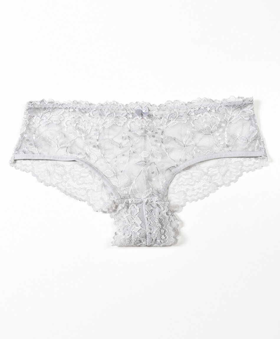 Pantaleta mujer encaje transparente