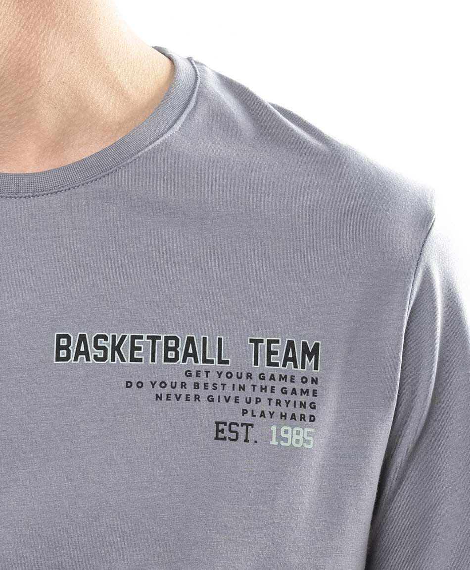 Remera deportiva hombre basketball team