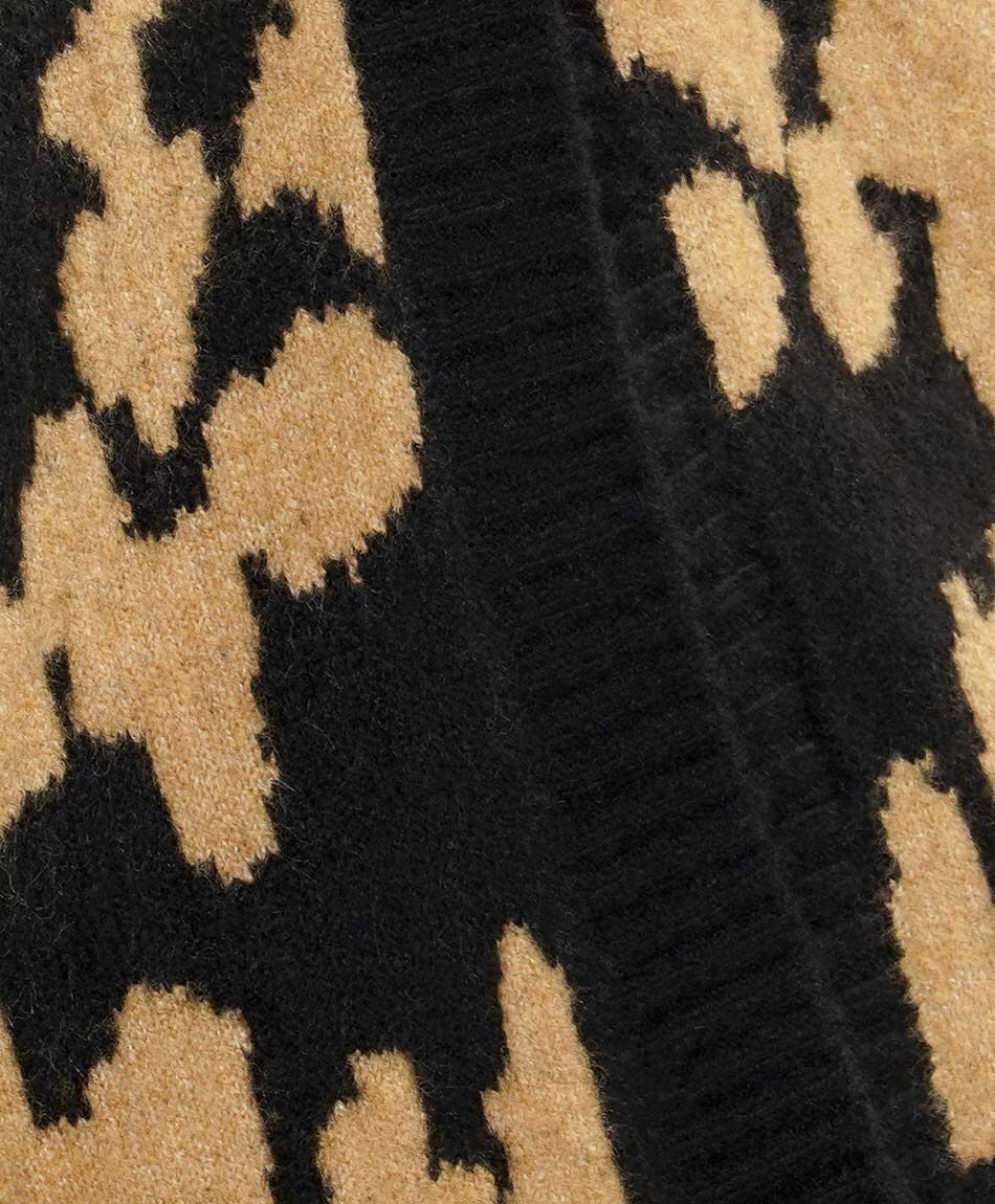 Cardigan mujer jacquard manchas