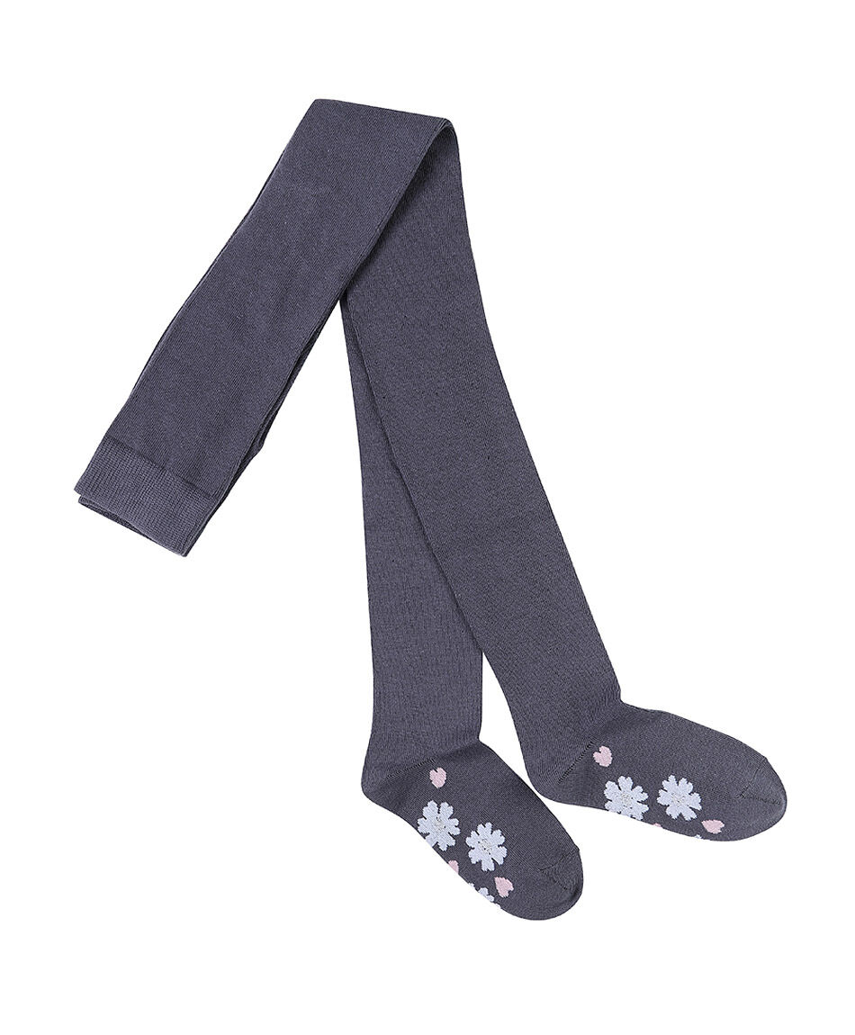 Panty escolar ni&ntilde;a gris oscuro