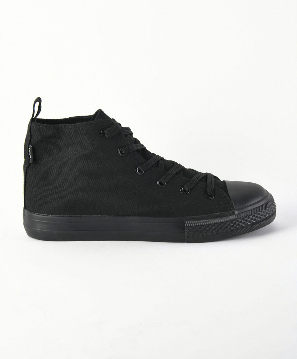 Zapatilla mujer lona negra