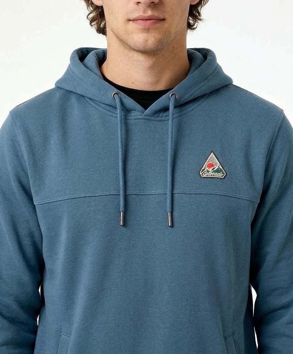 Buzo hombre parche colorado