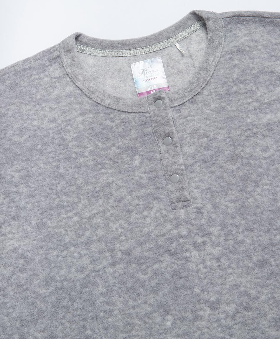 Pijama mujer polar nubes white