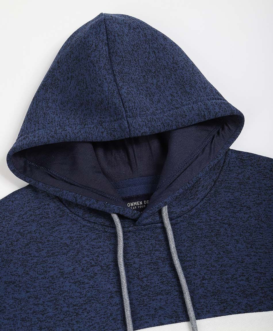 Buzo hombre gorro canguro blue