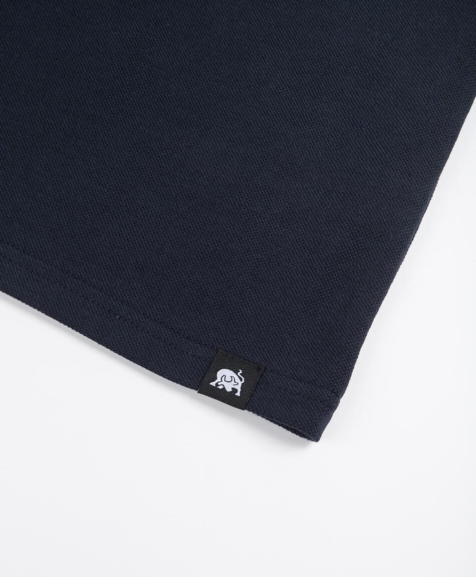 Remera hombre polo l&iacute;neas beige