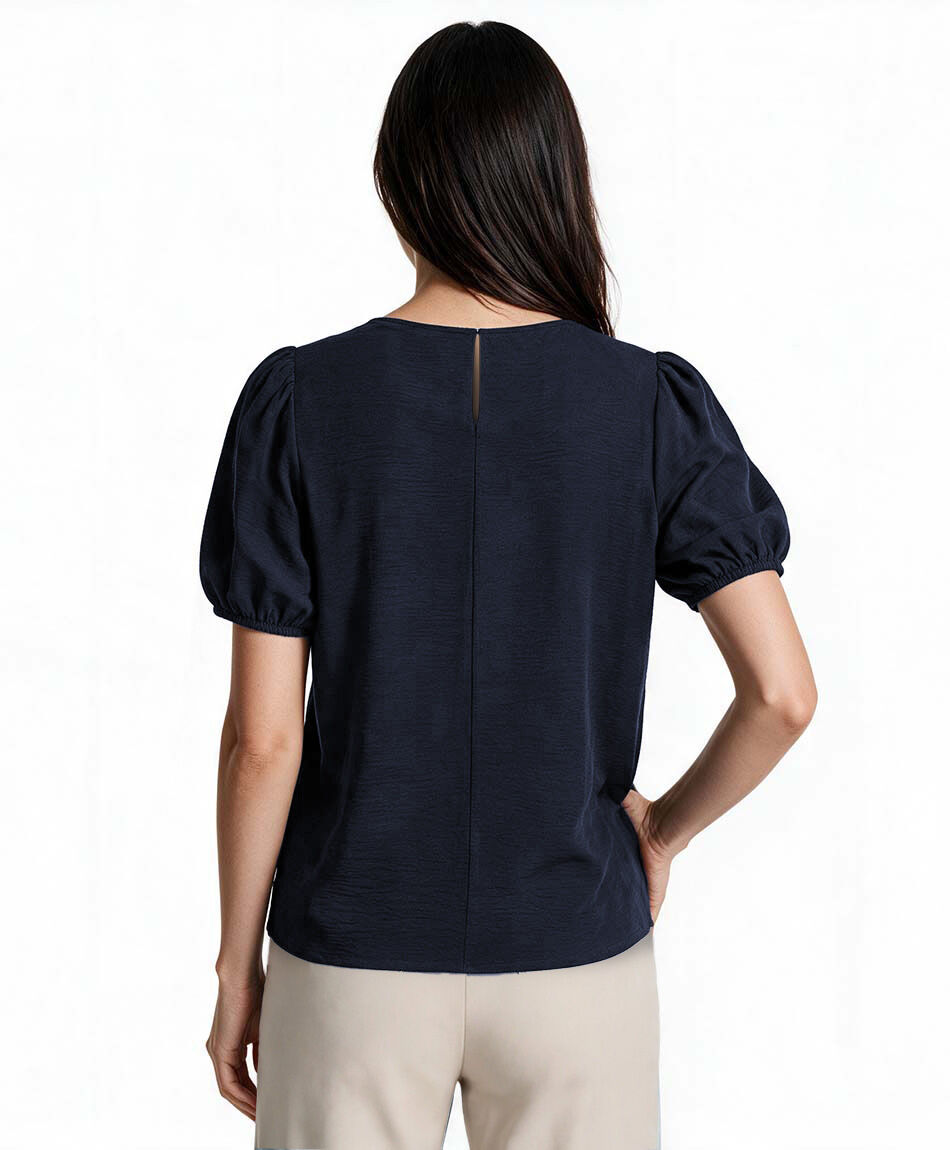 Camisa mujer manga globo