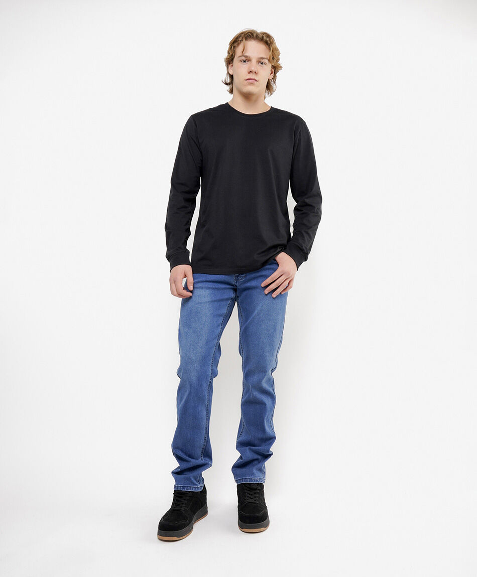 Jeans hombre desgastado slim fit