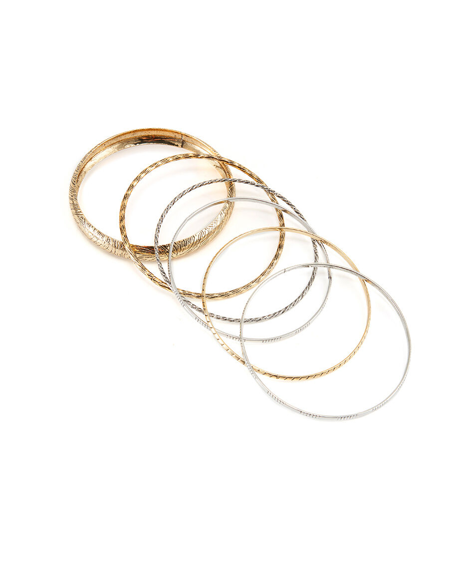 Set pulseras mujer circulares