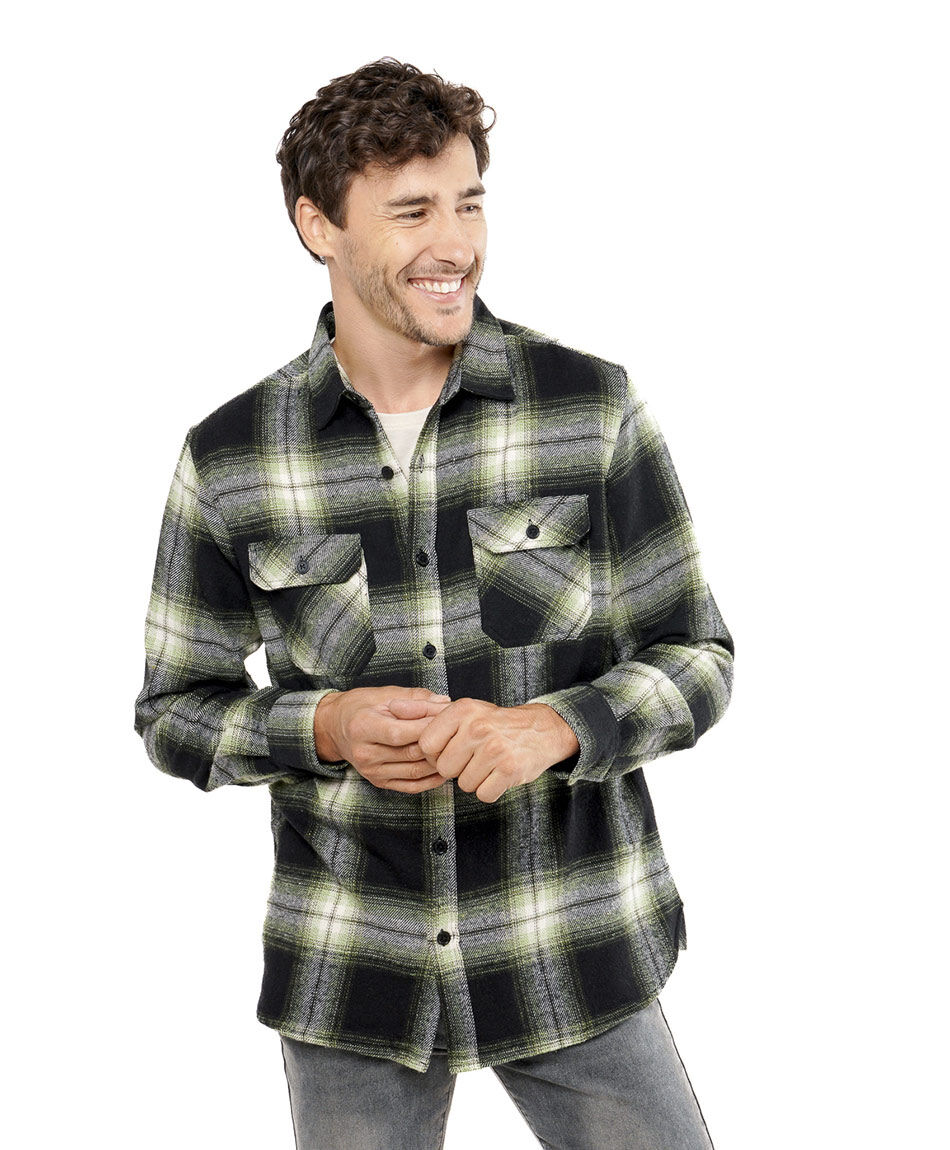 Campera hombre le&ntilde;adora verde
