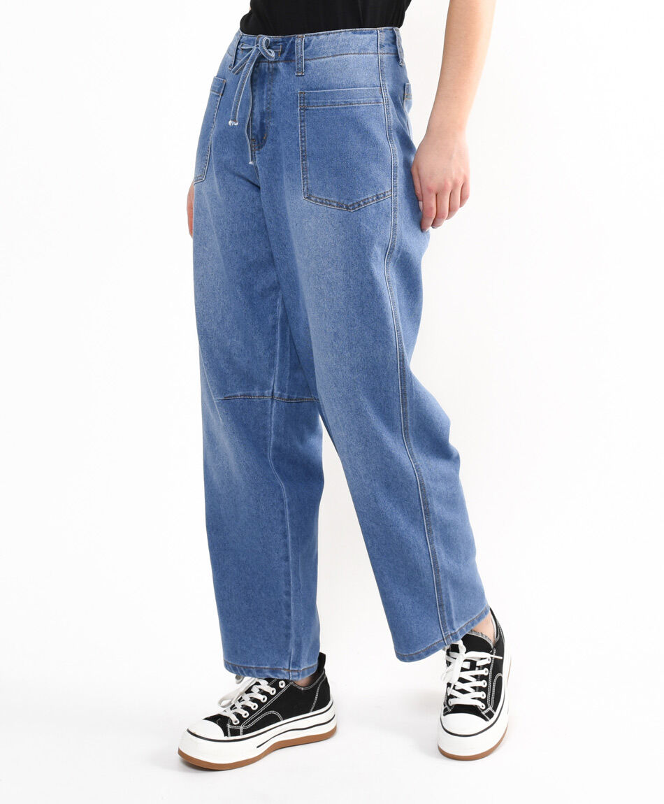 Jeans mujer cintura ajustable&nbsp;