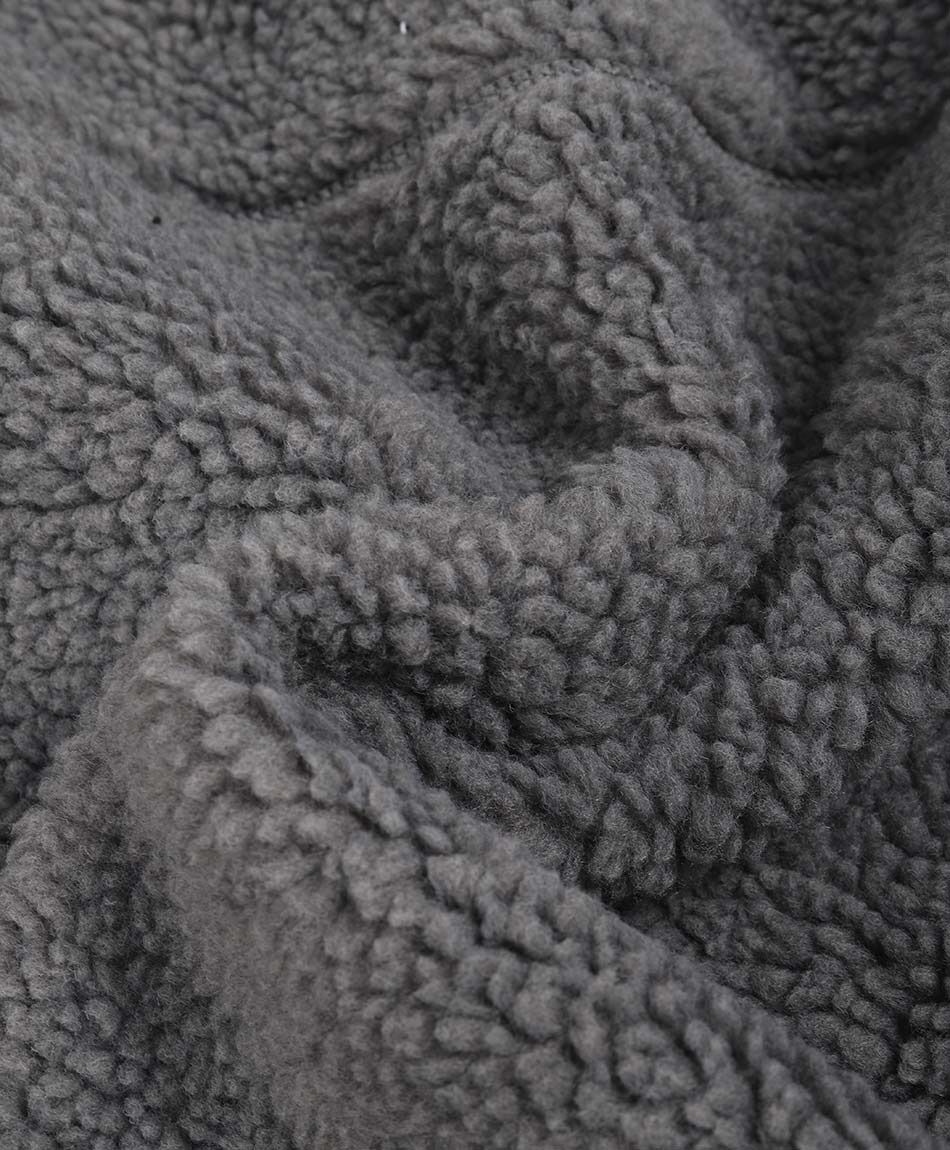 Campera hombre gris melange