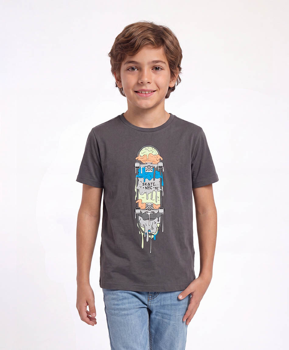 Polera ni&ntilde;o melt skate