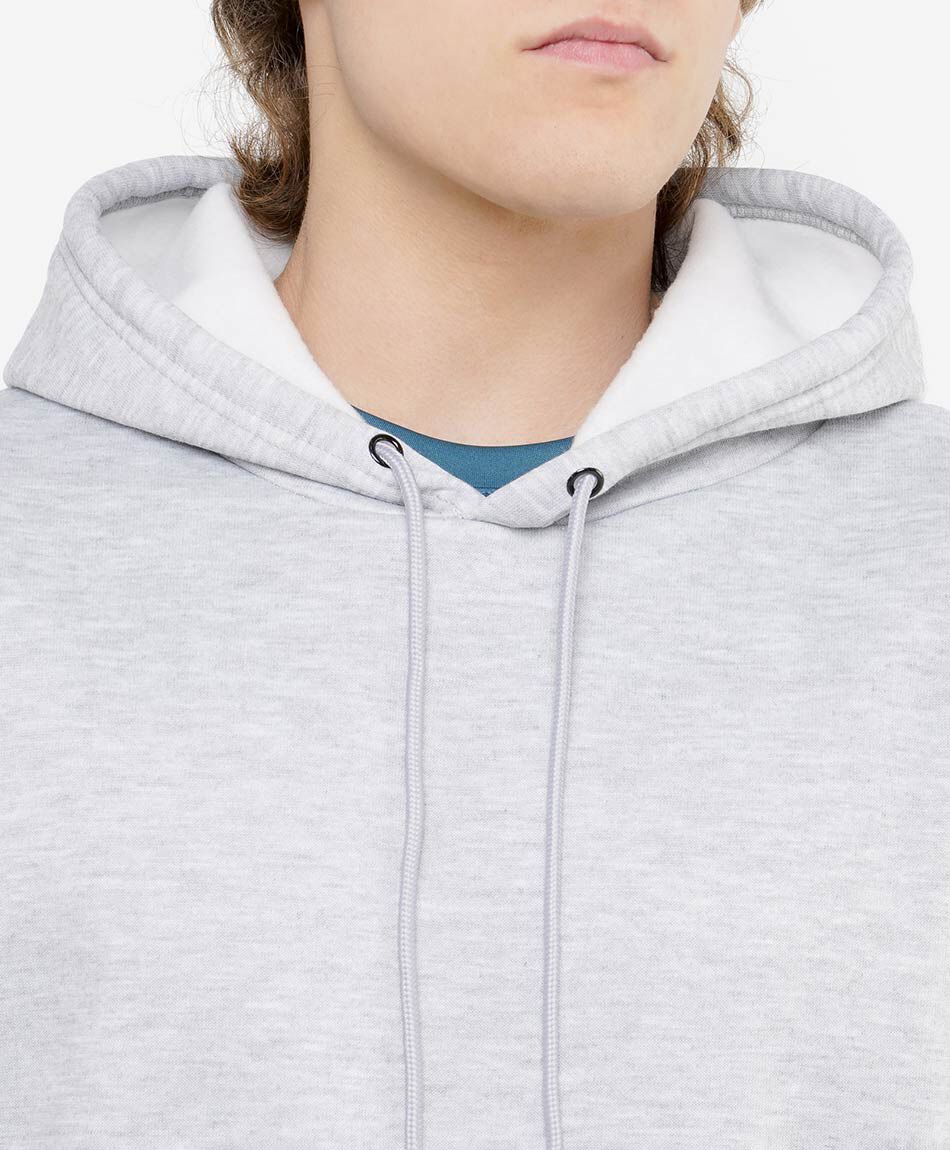 Buzo deportivo hombre liso gris